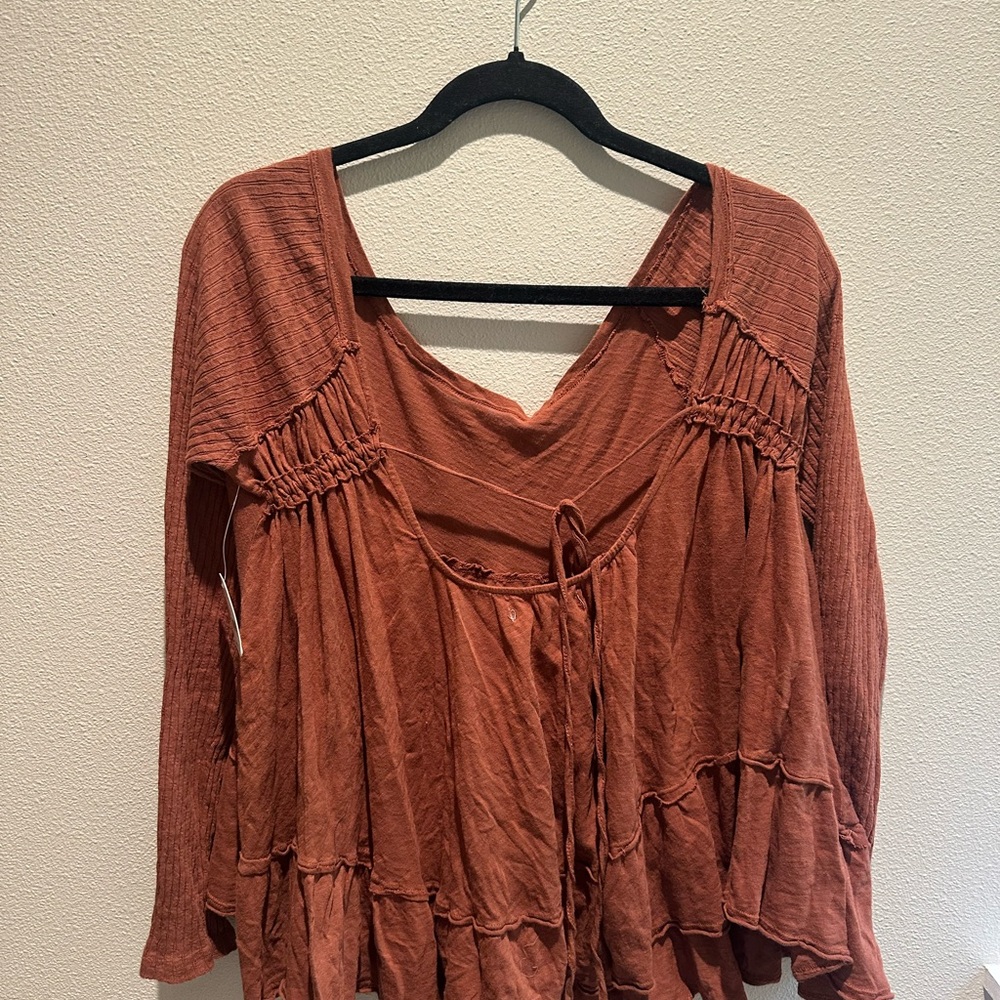 SOLD We The Free Long Sleeve Blouse - Picture 4 of 6